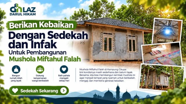 Hadirkan Mushola Miftahul Falah dengan Sedekahmu