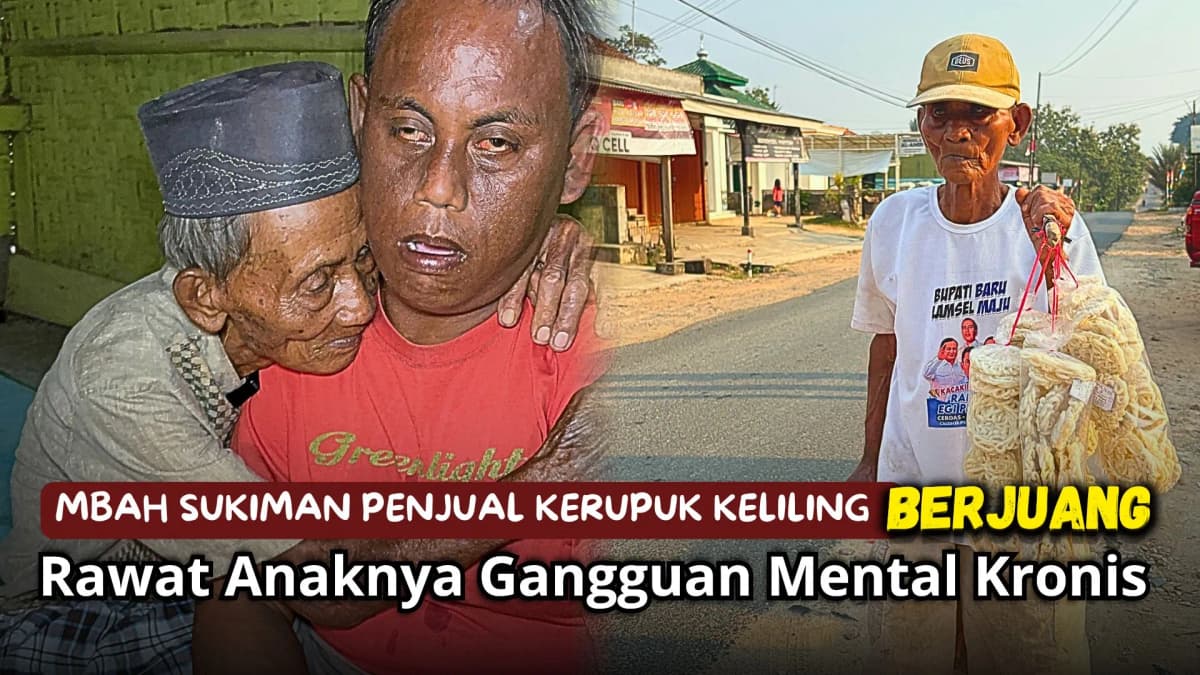 Foto campaign Bantu Mbah Sukiman Berjuang Rawat Anak Gangguan Mental