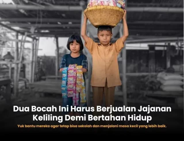 Tanpa Orang Tua, Sodiq Berjuang Menghidupi Adiknya