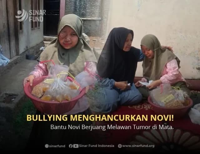 Novi Berjuang Melawan Tumor dan Luka Bullying
