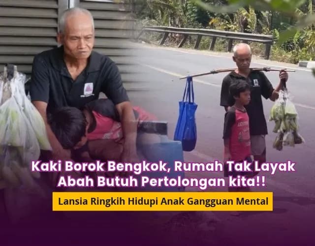 Bantu Juang Abah Emad Hidupi Keluarga