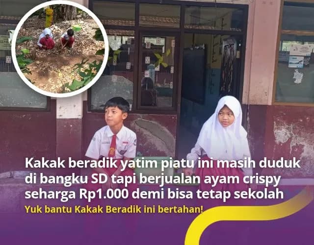Muliakan Yatim Piatu Tangguh yang Kelak Jadi Penolongmu di Akhirat