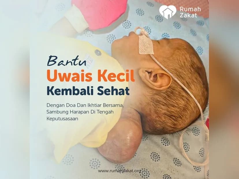 Foto campaign Bantu Uwais Kecil Kembali Sehat